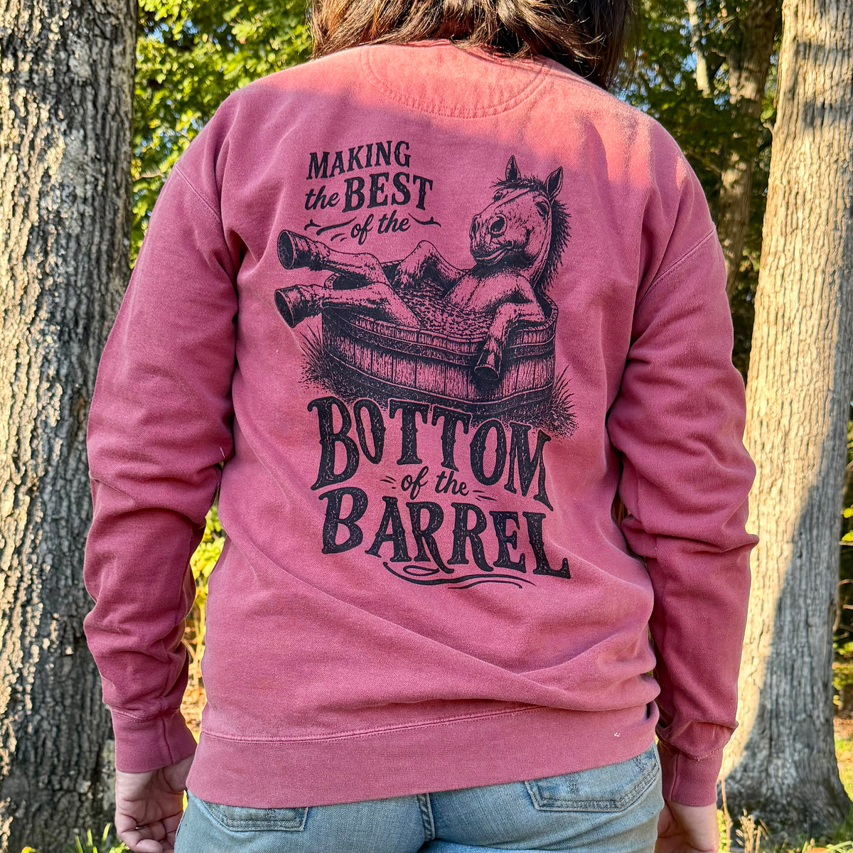 Makin' the Best Comfort Colors Western Unisex Crew